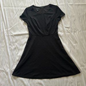 Black AB Studio Short Sleeve Dress